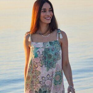 Lillian Mosaic Geo Maxi Dress